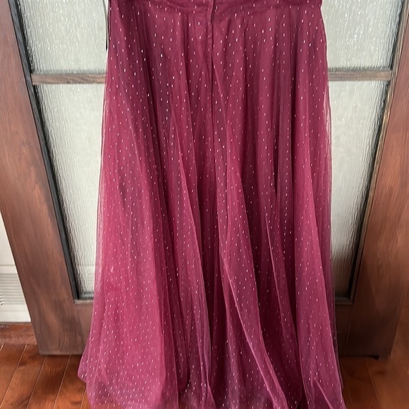 La Femme Tulle Off the Shoulder A-line Dress size 18 NWT - Picture 11 of 11